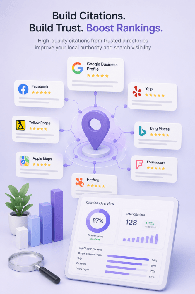 Local citation building strengthening local SEO trust signals