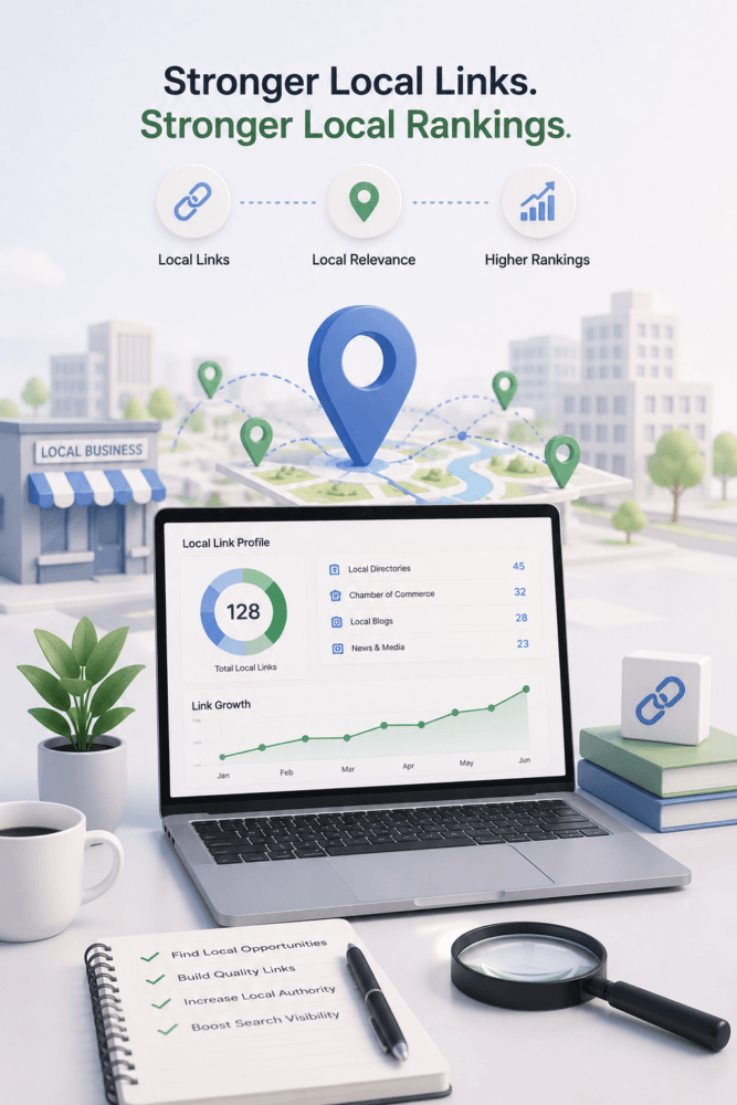 Local SEO local link building strategy strengthening authority