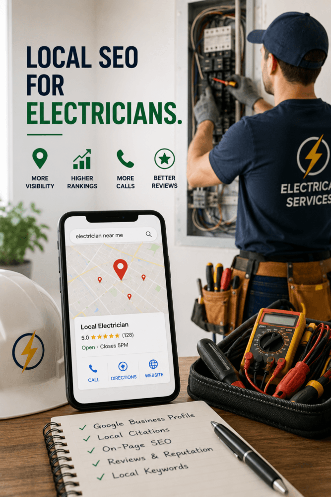 Local SEO for electricians capturing emergency and project-based calls