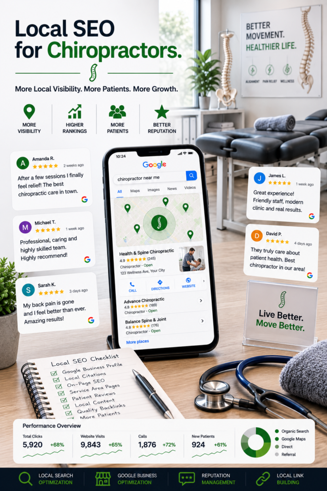 Local SEO for chiropractors building trust with prospective patients