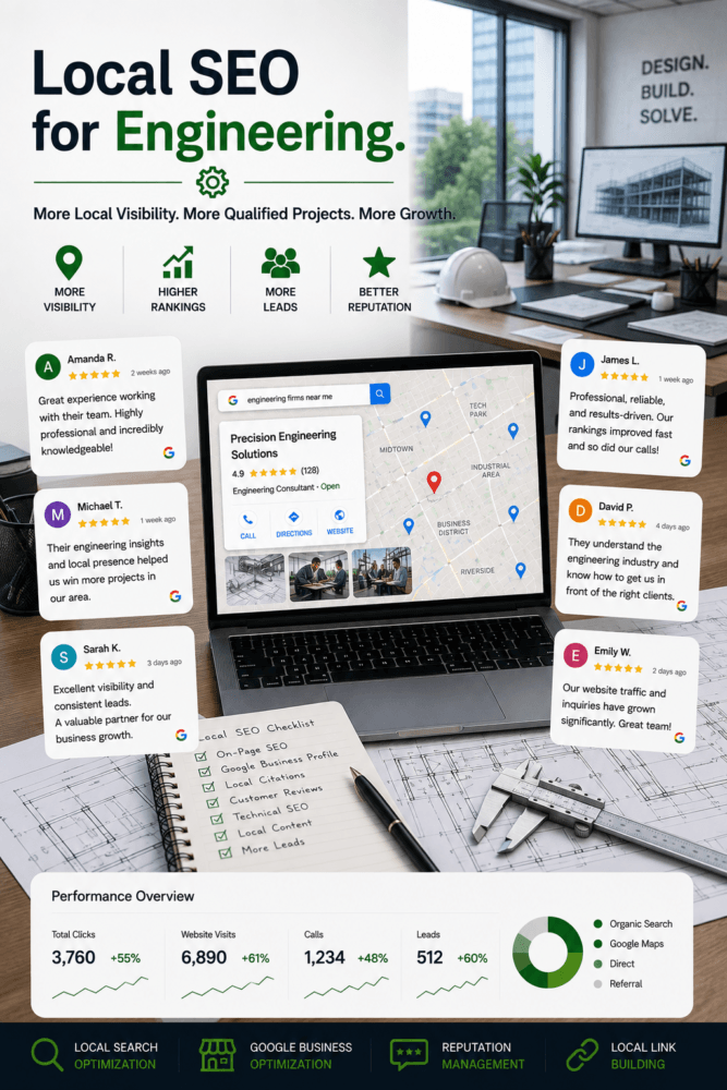 Local SEO for engineering firms building credibility with prospective clients