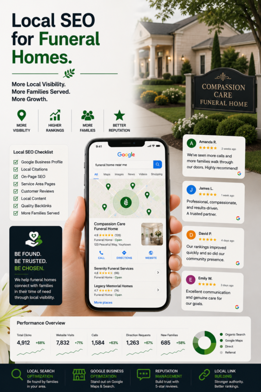 Local SEO for funeral homes helping families find trusted guidance