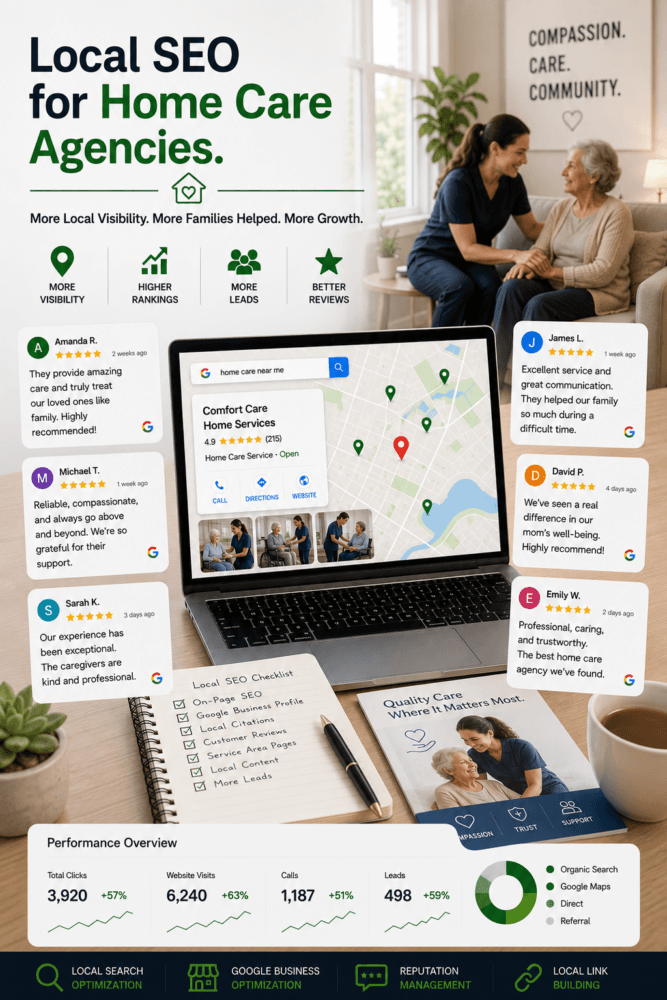 Local SEO for home care agencies building trust with families