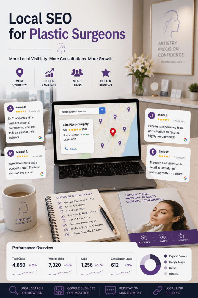 Local SEO for plastic surgeons building trust with prospective patients