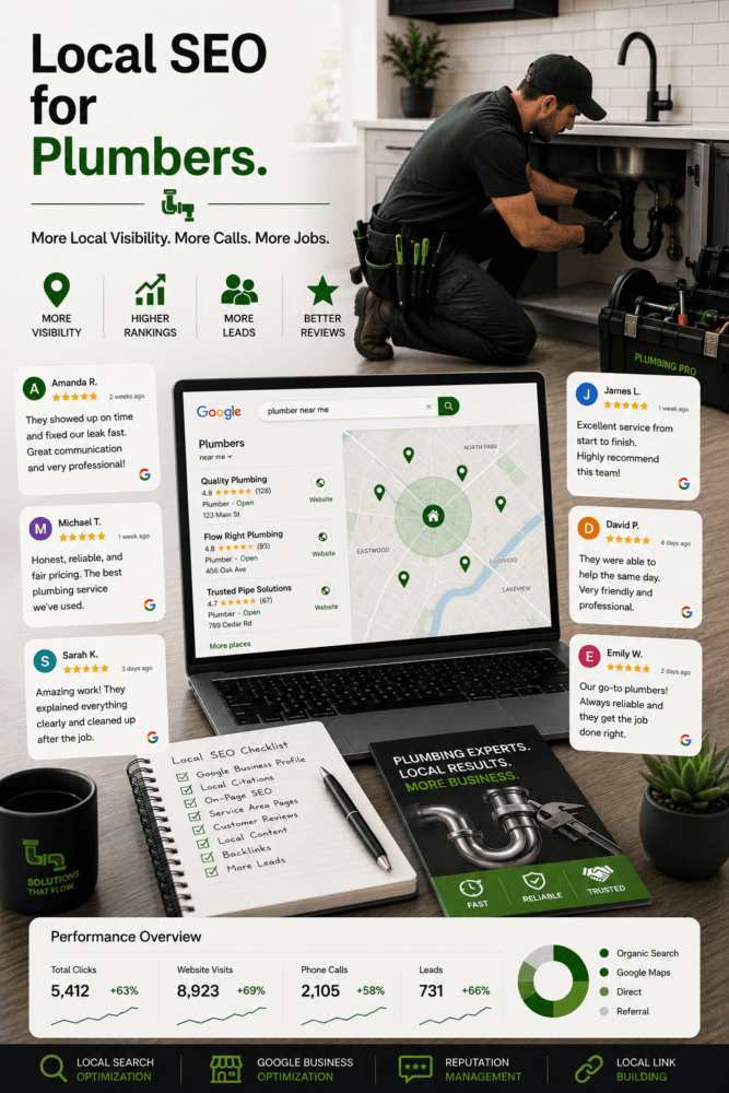 Local SEO for plumbers capturing emergency calls in Houston and Dallas