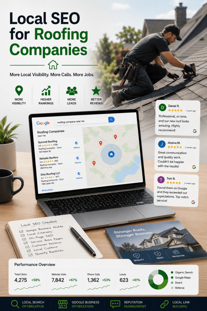 Local SEO for roofers capturing emergency and storm damage calls