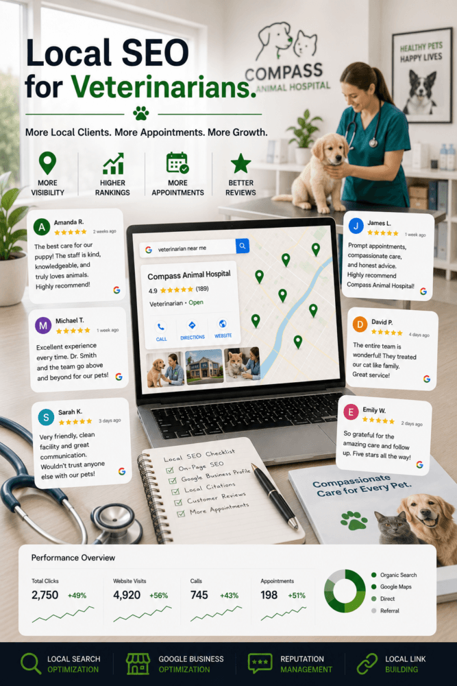 Local SEO for veterinarians building trust with pet owners